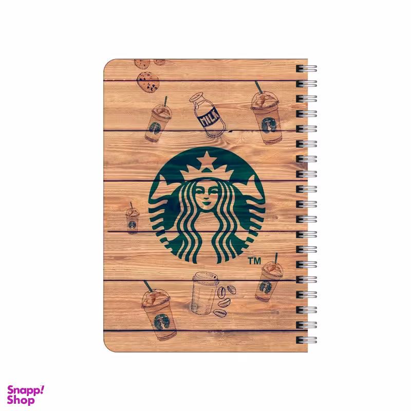 دفترچه یادداشت بامبیلیپ مدل چوبی طرح لوگو کد 5589262