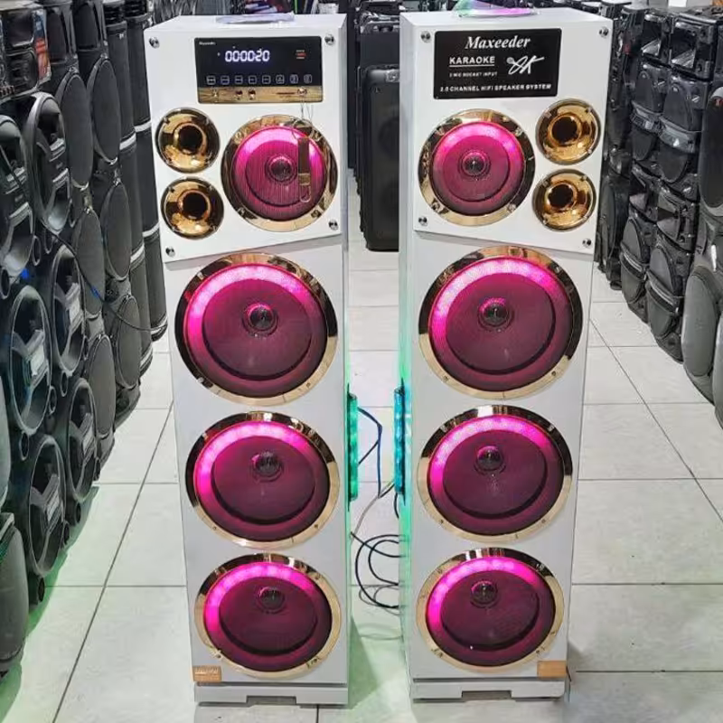 اسپیکر جفتی مکسیدر مدل CN105 طلایی گارانتی گاندو سرویس 