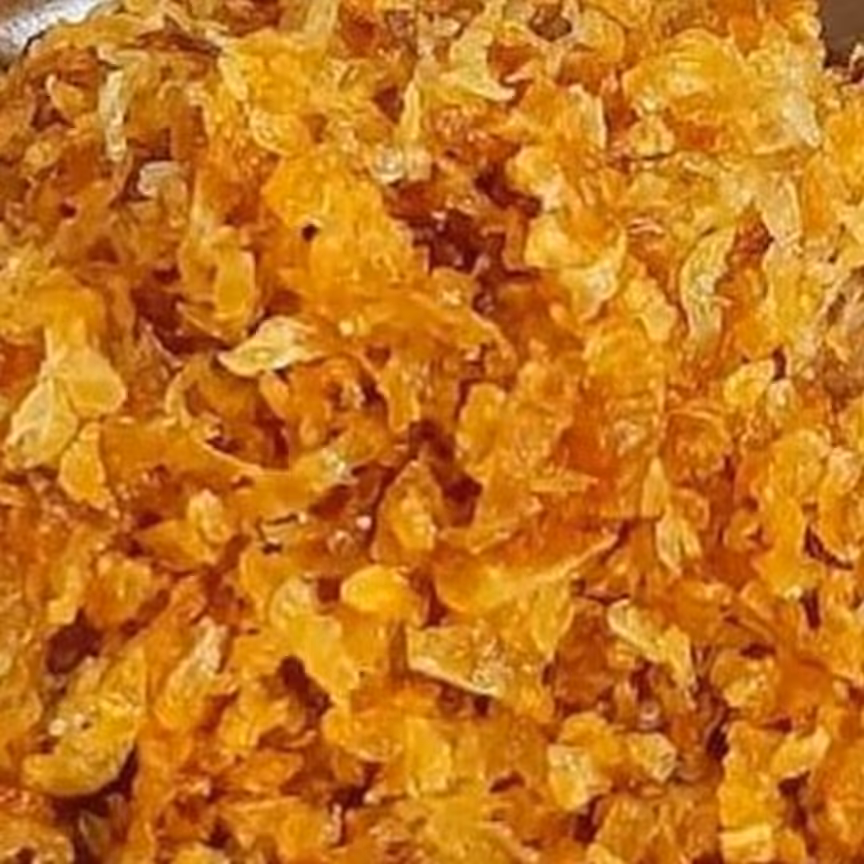 پیاز داغ نگینی خانگی چیپسی 500گرمی