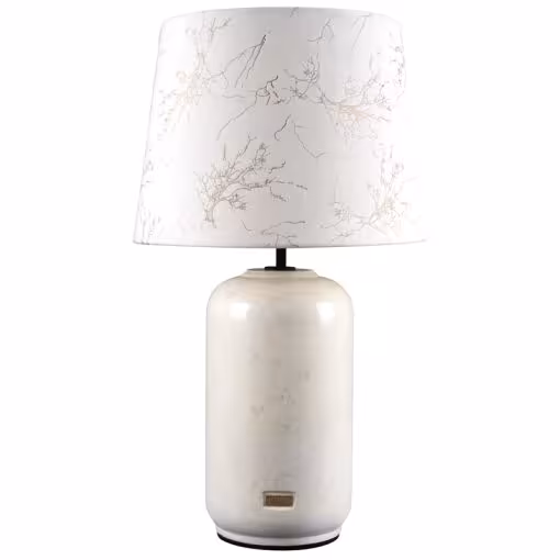 آباژور رومیزی چوبی سوئیچی مدل GIORGIA کد TLSW-80807 رنگ WH.MARBLE/GILDED