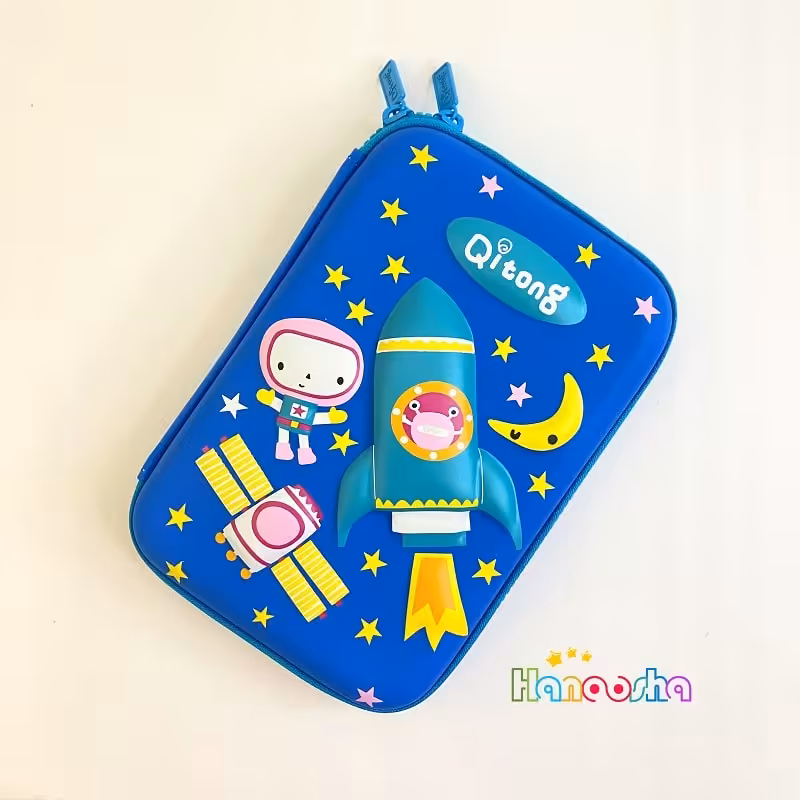 جامدادی تبلتی طرح فضانورد تک زیپ