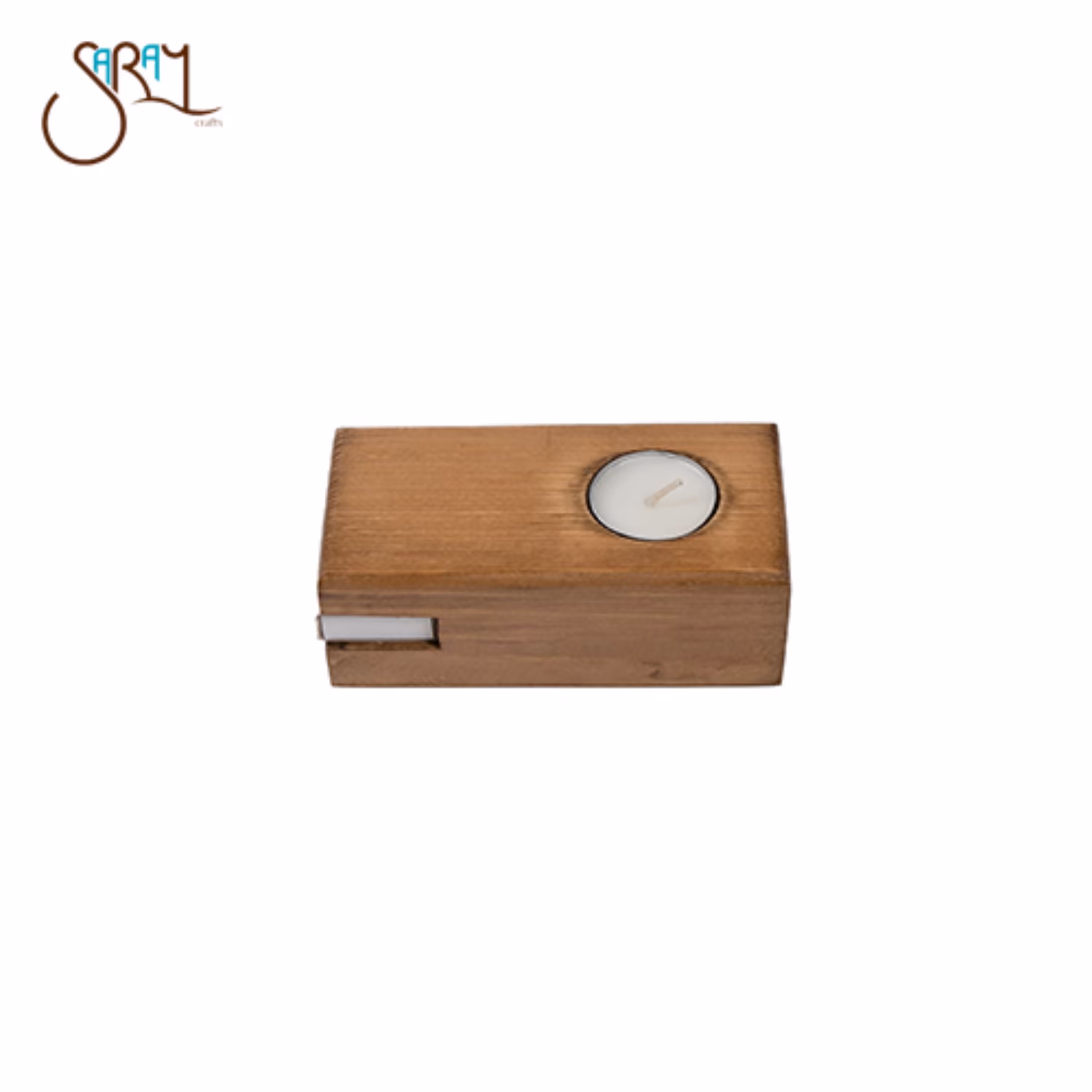 جاشمعی چوبی دست ساز مدرن کد 4501