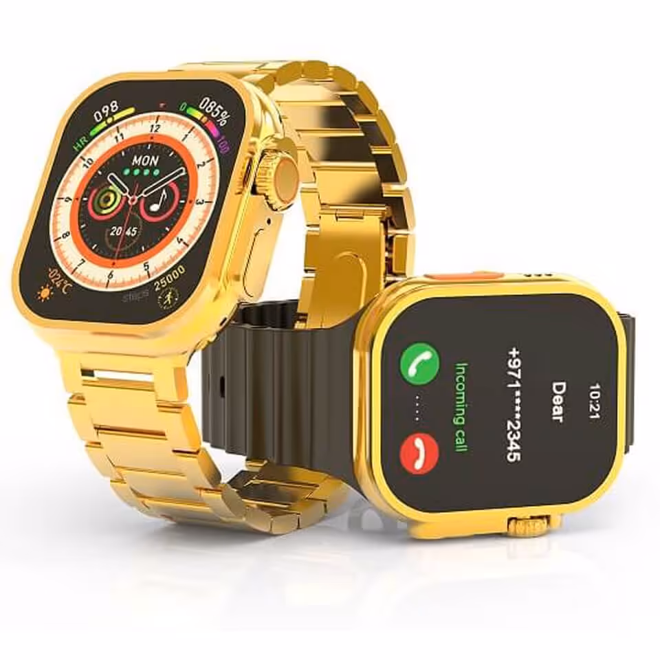 ساعت هوشمند هاینوتکو مدل G9 ULTRA MAX - دارای ایراد جزئی صفحه نمایش طرح اپل واچ اولترا - پیکسل سوختگی بصورت خط افقی جزئی