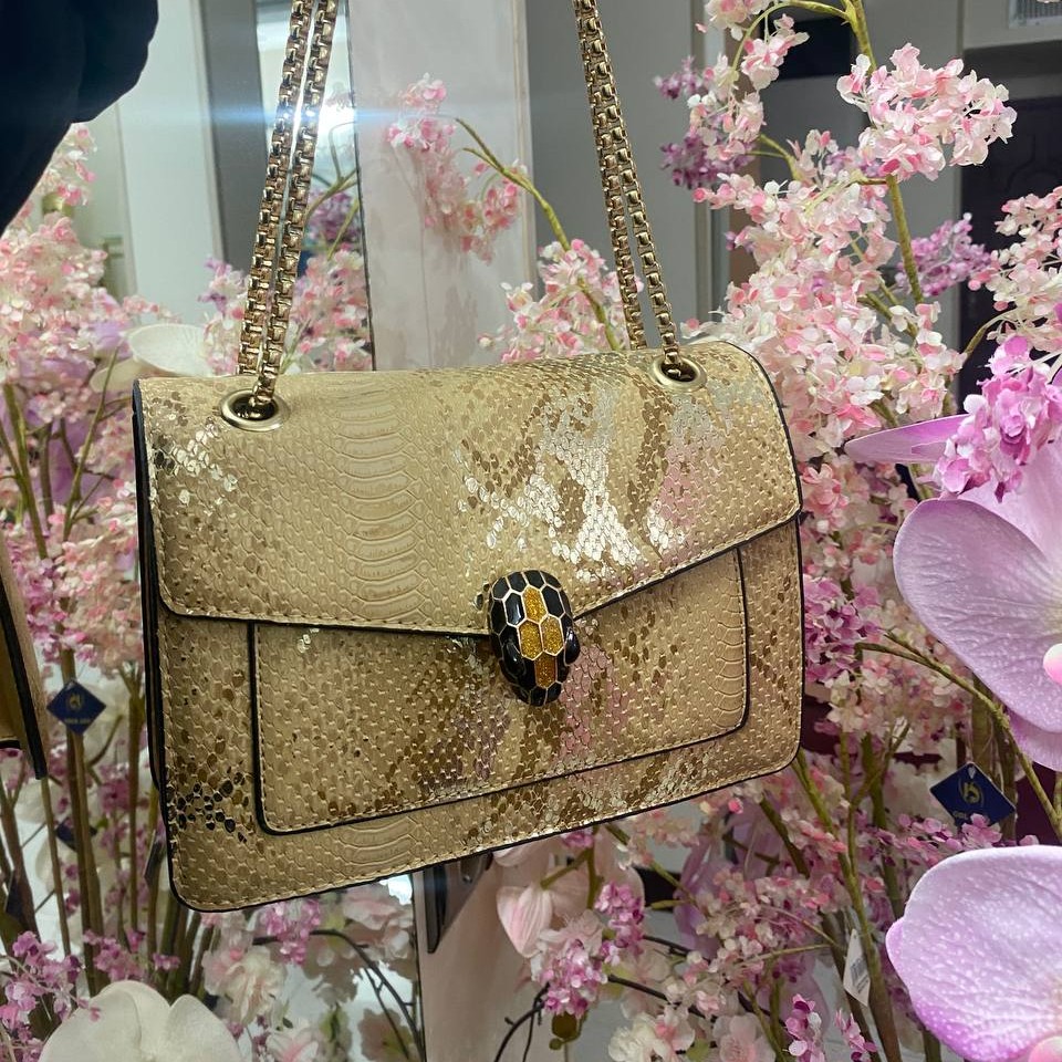 کیف دستی زنانه وارداتی طلایی
