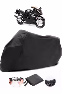 چادر موتورسیکلت مشکی AUTOEN HONDA CBR 1100 XX سازگار با برزنت موتور سیکلت سیاه Autoex