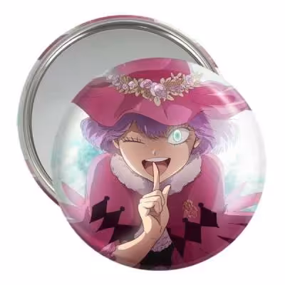 آینه جیبی خندالو مدل دوروتی آنسورف انیمه بلک کلاور Black Clover کد 11707