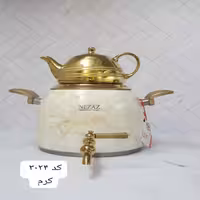 کتری و قوری طرح سنگ طلایی