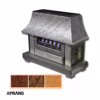 شومینه گازسوز ایران کار توس مدل آتشکده - نقره ای, ایران کار توس