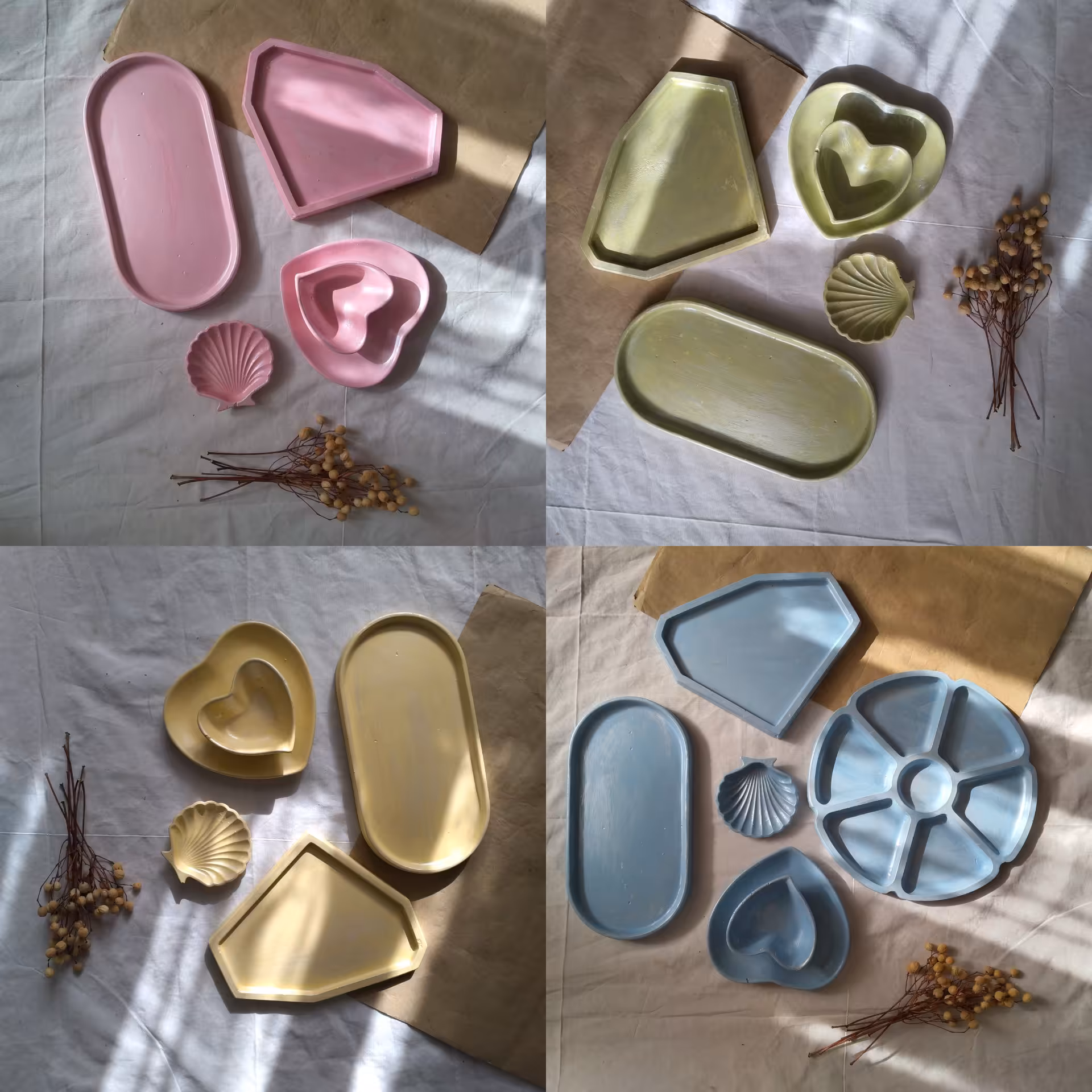 ست پذیرایی  بتنی پاستیلی 