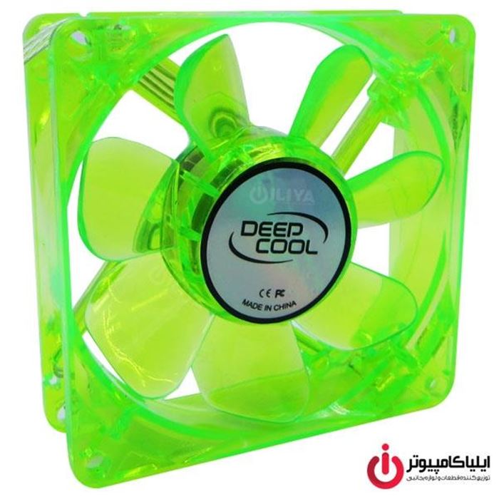 فن کیس دیپ کول 8x8 سانتی متری LED دار
