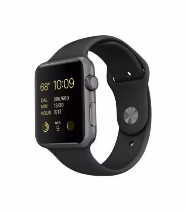 ساعت هوشمند اپل واچ مدل 42mm Space Gray Aluminum Case with Lavender Sport Band