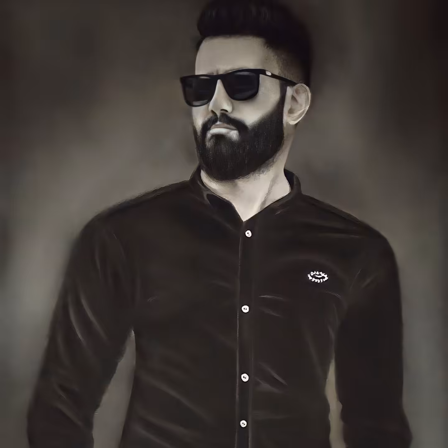 سفارش طراحی چهره پرتره 50در70 سیاه قلم