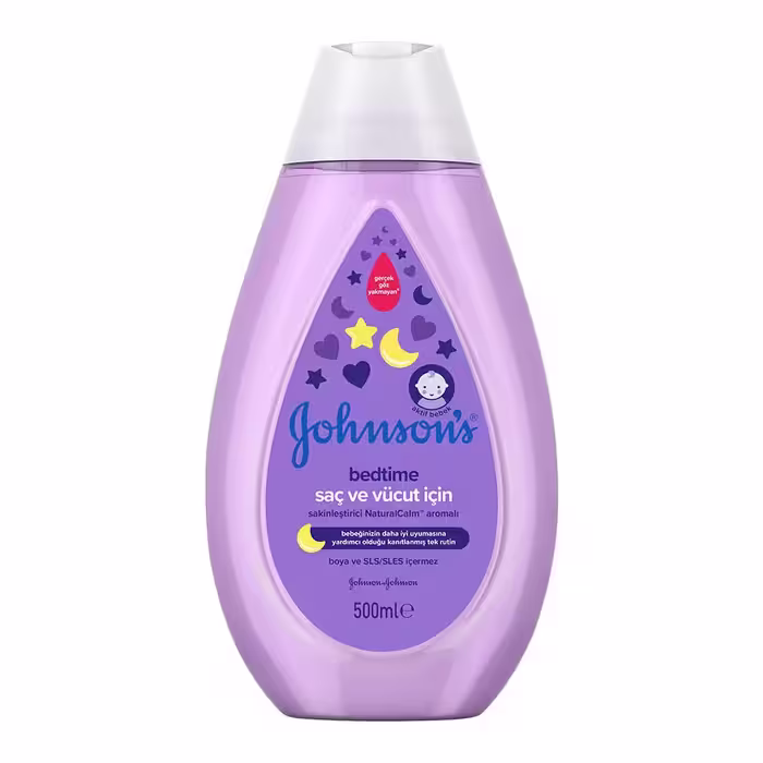 شامپو سر و بدن بچه مخصوص شب جانسون Johnson's حجم 500 میل