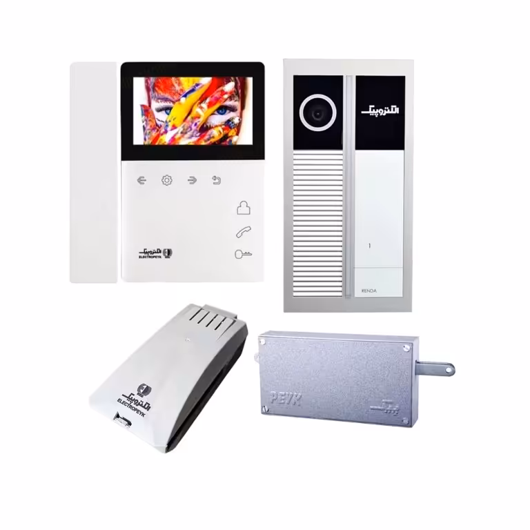 آیفون تصویری الکتروپیک . پک کامل  1  واحدی . مدل 897 با پنل لمسی رندا