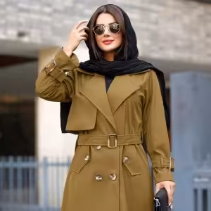 بارانی درجه یک با جنس سانتانا