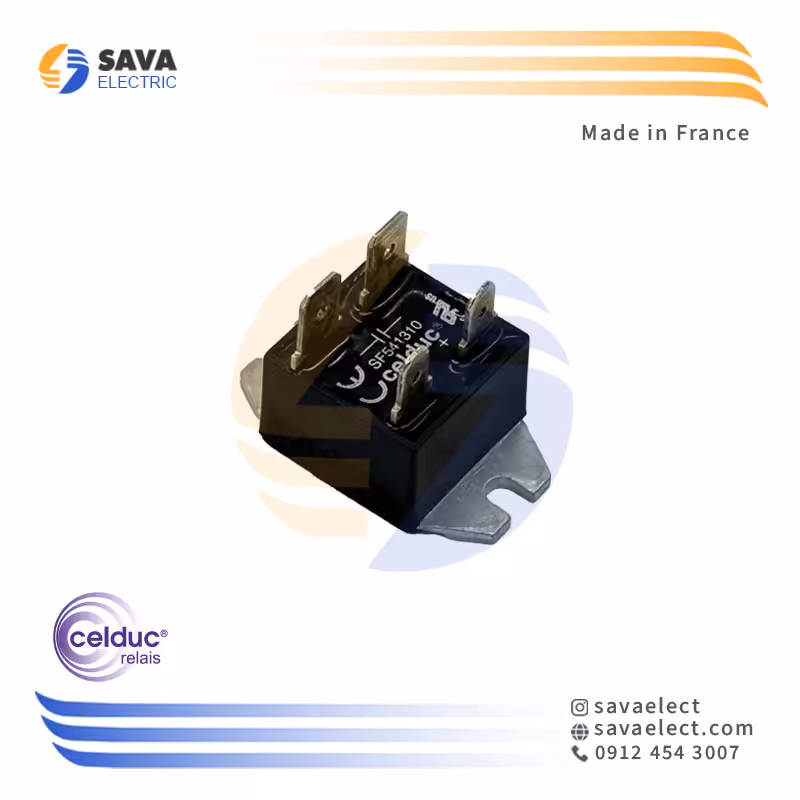خرید رله الکترونیکی (SSR) تک فاز مینیاتوری 10 آمپر SF541310 سلدوک فرانسه | ساوا الکتریک