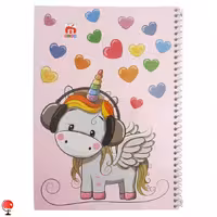 دفتر نقاشی 40 برگ سیمی طرح پونی کوچولو نهال