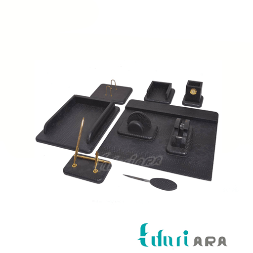 ست لوازم اداری رومیزی طرح پوست ماری کد 540