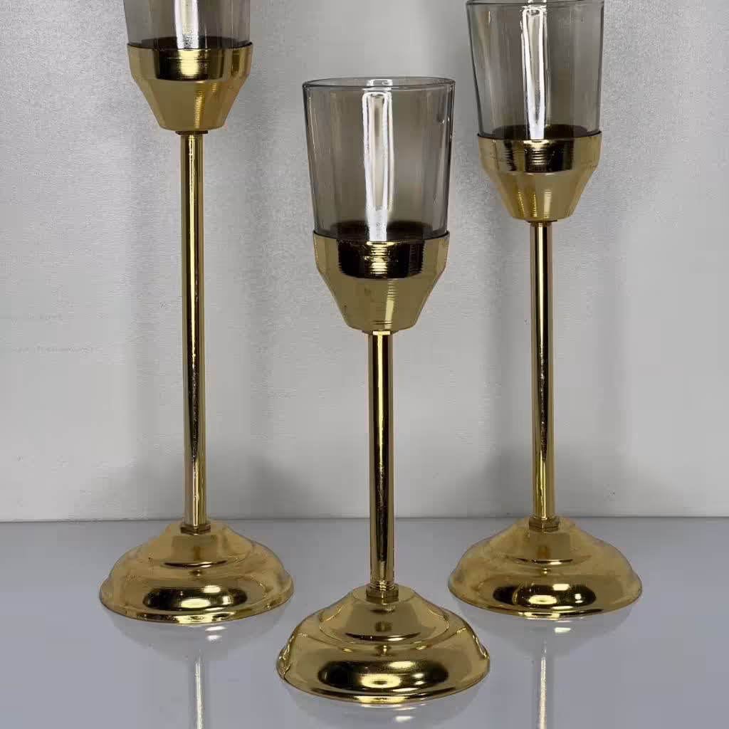 جاشمعی سه تایی طلایی