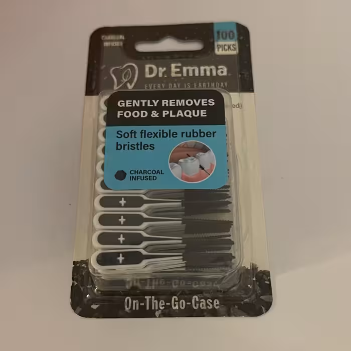 خلال بین دندانی soft pick بسته 100 عددی زغالی