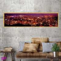 تابلو بکلیت طرح منظره شهر مدل کشیده T-7460