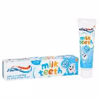 خمیر دندان 0 تا 2 سال آکوافرش aqua fresh مدل milk teeth ظرفیت 50 میلی لیتر