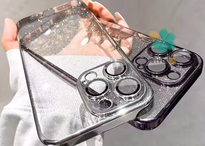 قاب شفاف اکلیلی هارد گوشی آیفون