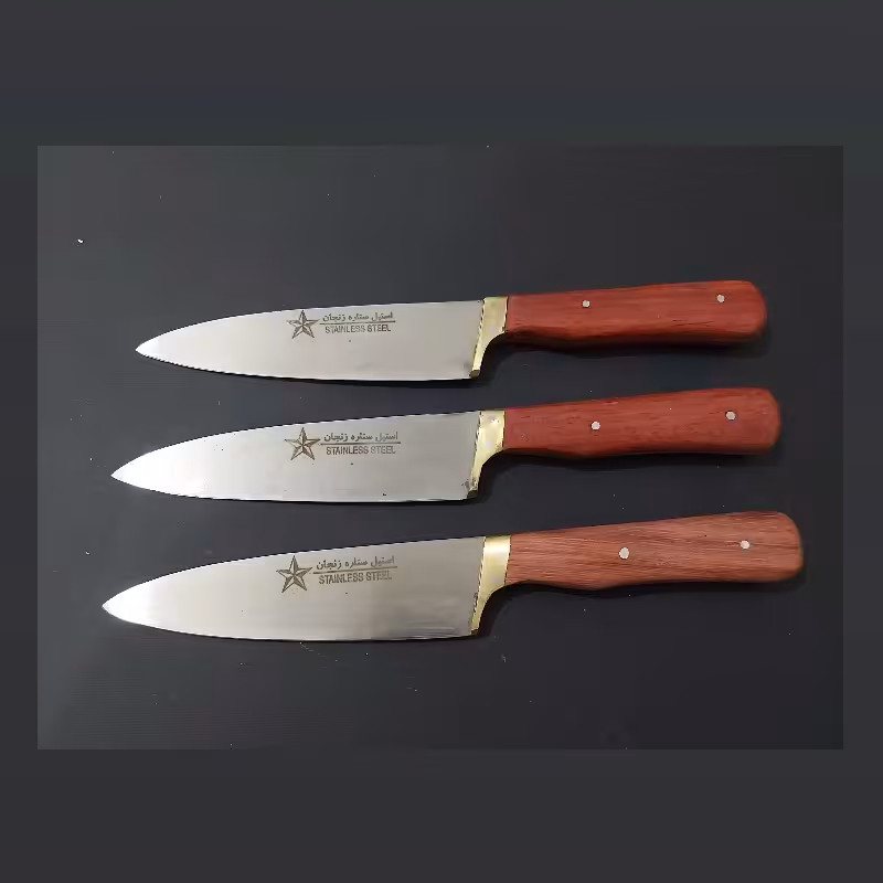 چاقو سایز1 استیل ستاره زنجان 