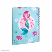 دفتر رحلی کاغذ سفید سویل سری فانتزی کد 821Sevil A4 note book No.809