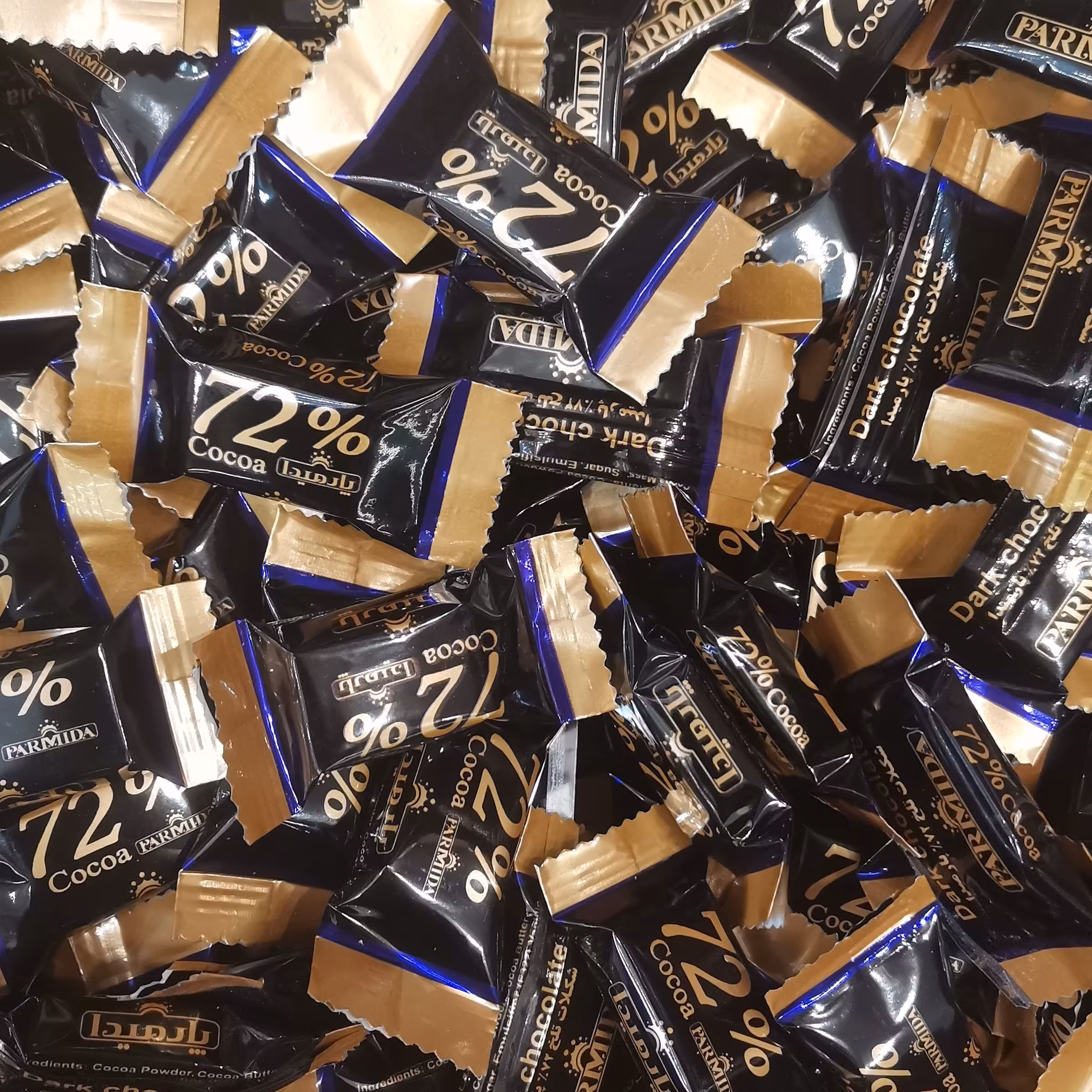 شکلات تلخ 72 درصد نیم کیلویی