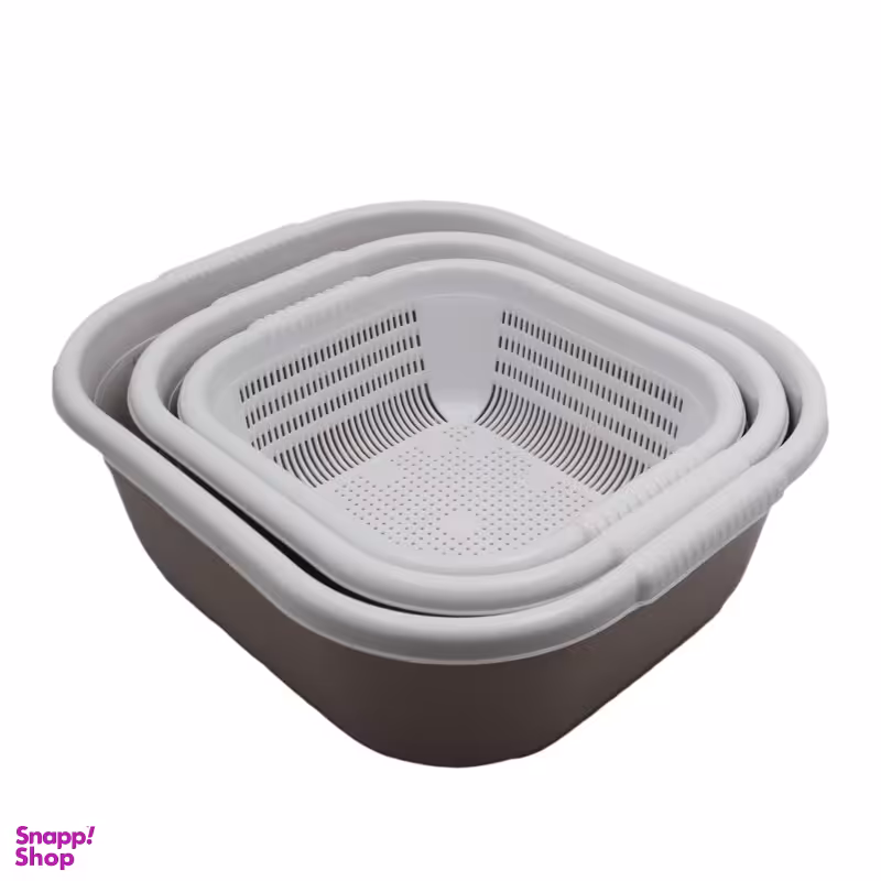 ست آبکش و لگن مدل YPSF-06-T201 مجموعه 6 عددی