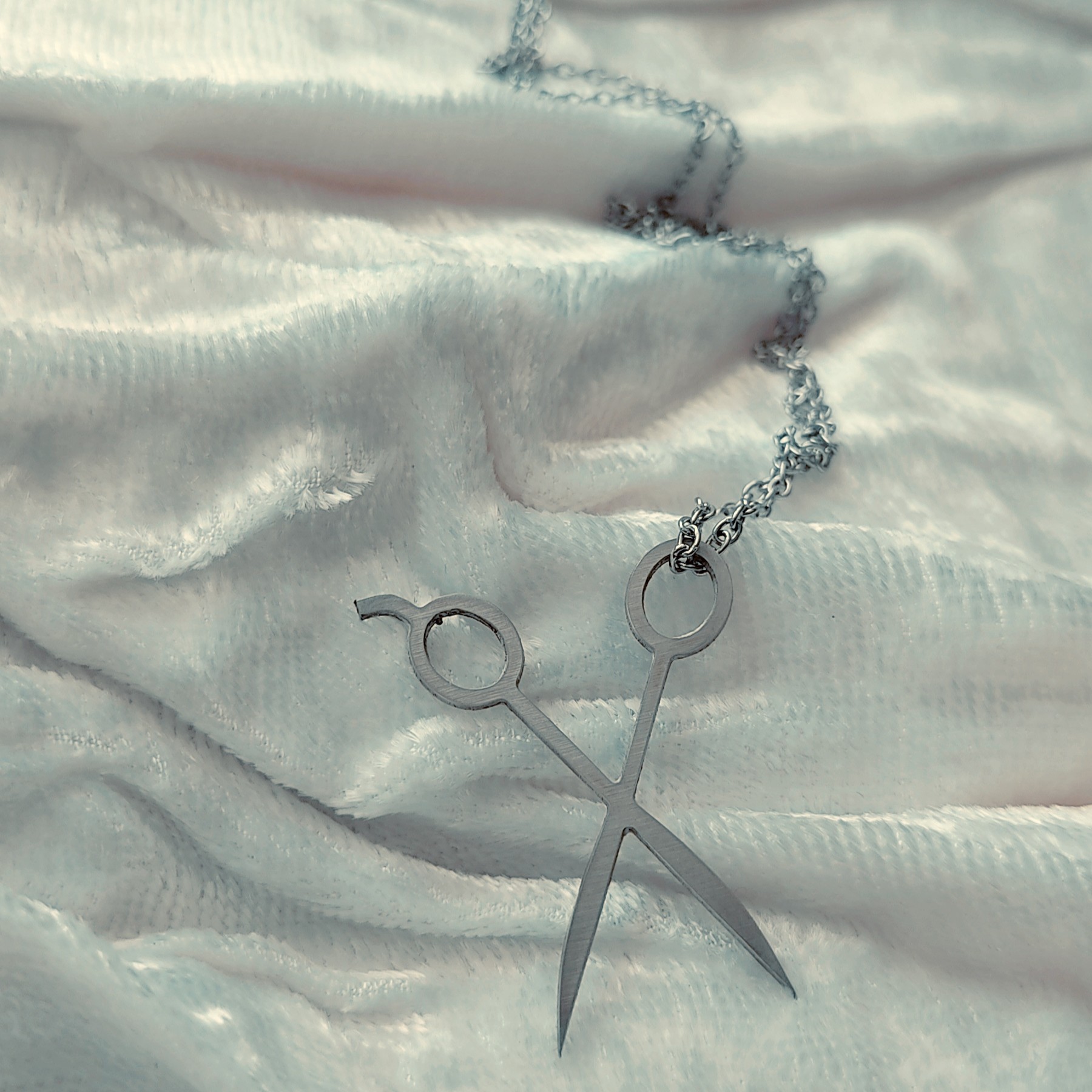 گردنبند استیل قیچی 