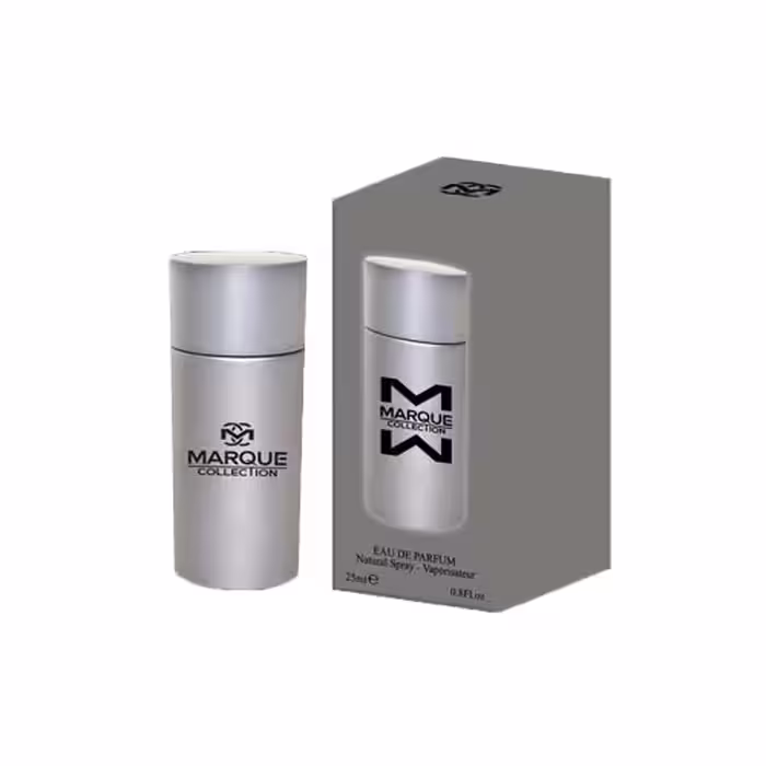عطر ادکلن مردانه کارولینا هررا سی اچ 212 فراگرنس ورد مارکویی کالکشن کد 122 (Fragrance World Marque Carolina Herrera 212) حجم 25 میل