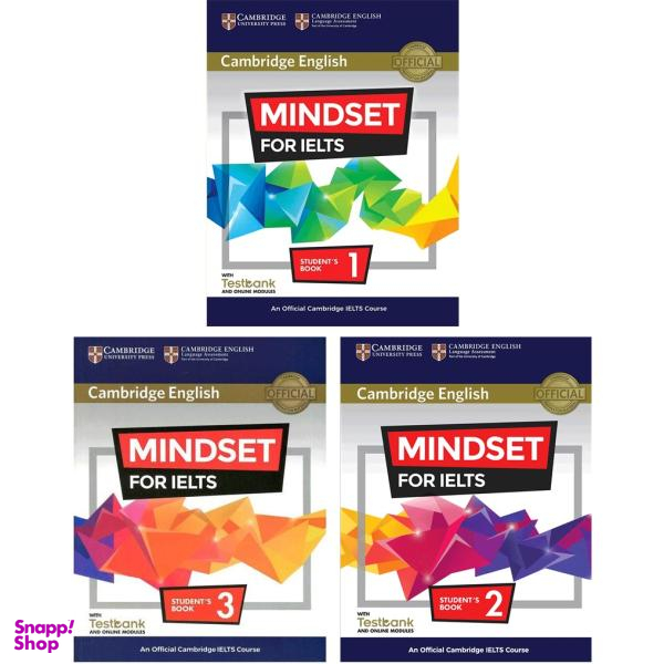 کتاب Cambridge English Mindset For IELTS اثر جمعی از نویسندگان انتشارات کمبریج جلد 1 تا 3
