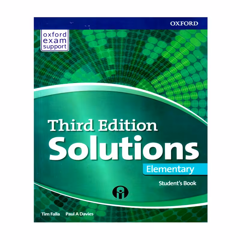 کتاب Solutions Elementry Third Edition اثر Tim Falla And Paul A Davies انتشارات الوندپویان 