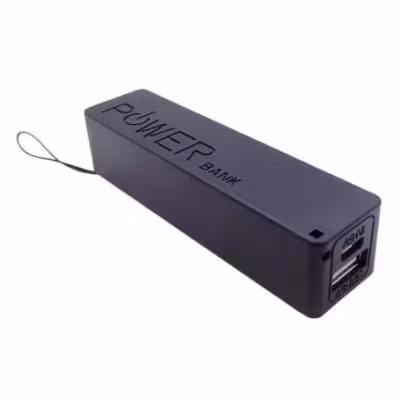 مجموعه 4 عددی کیس پاوربانک جیبی تک سل پلاستیکی دارای خروجی 5V 1A