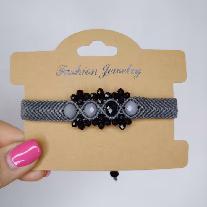 دستبند بافت میکرو مکرومه دستساز