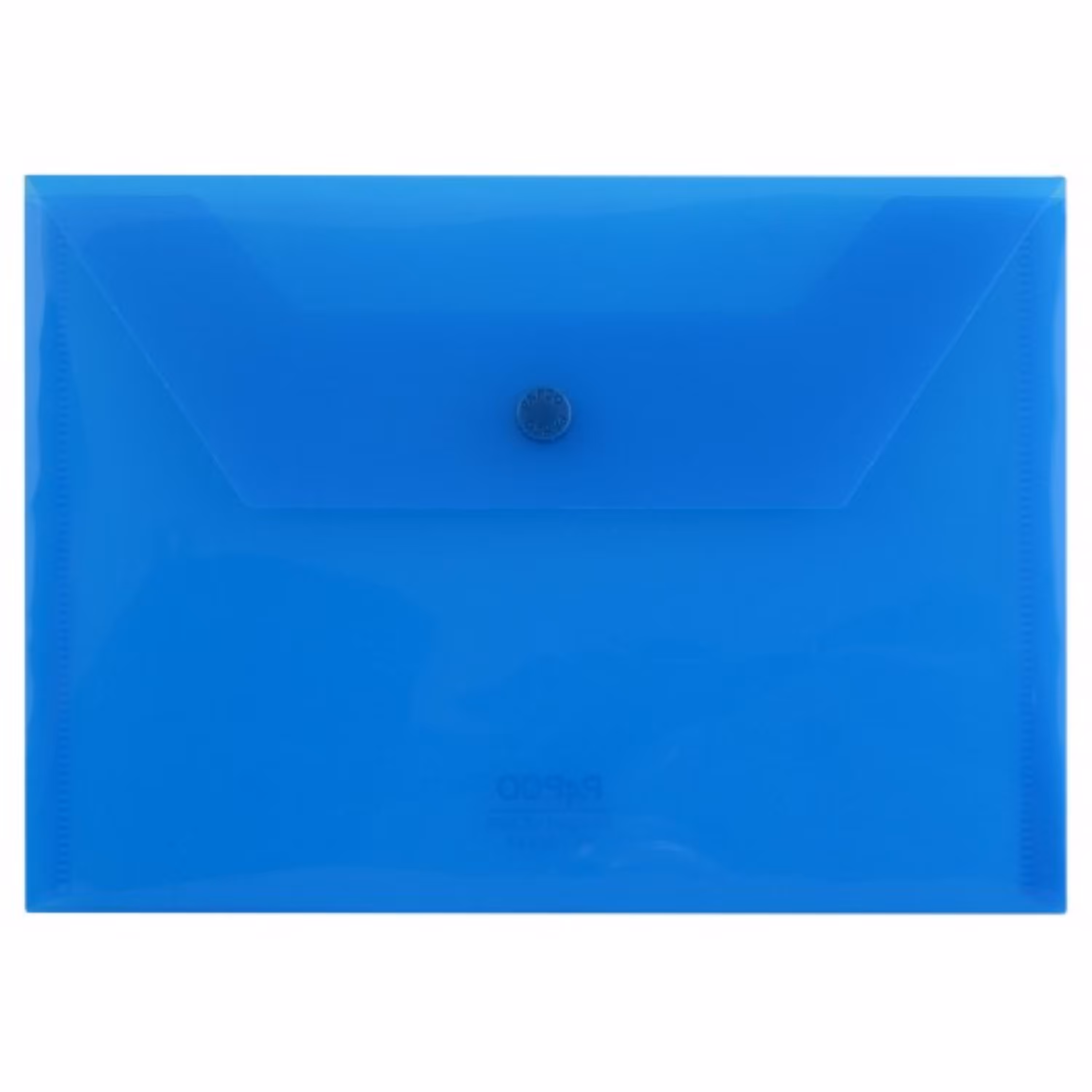 پوشه دکمه دار B5 پاپکو مدل مات کد B5-107m رنگ آبی