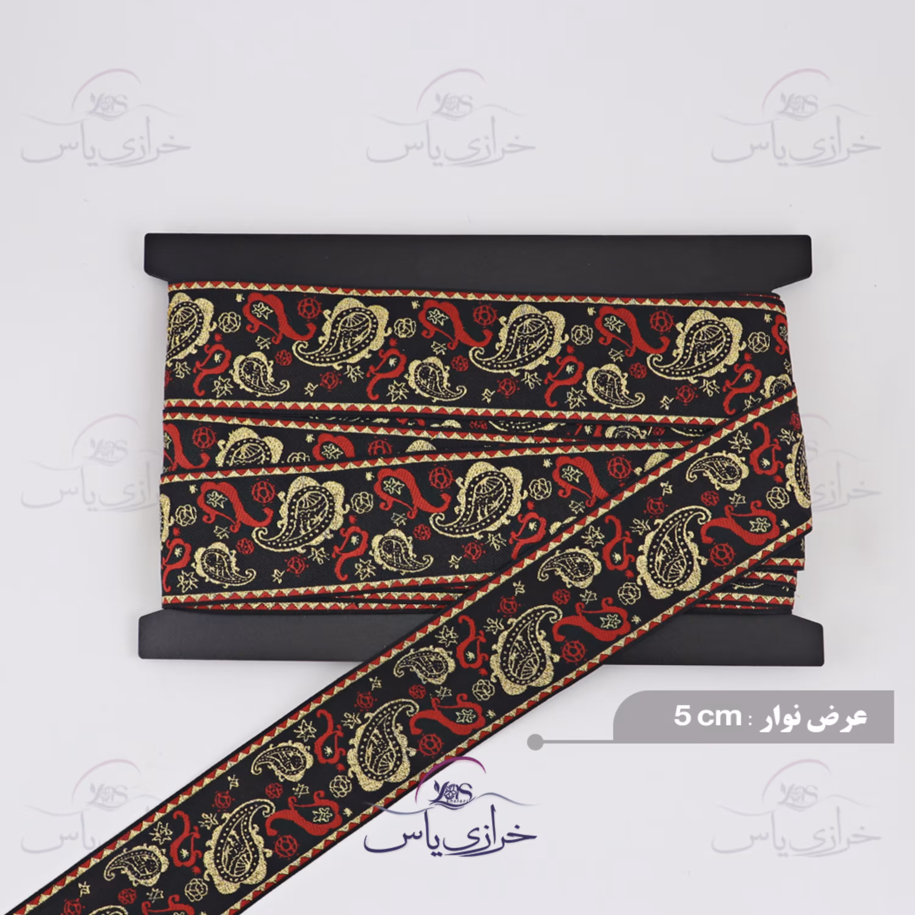 نوار سنتی بافت عرض 5 سانت کد 59