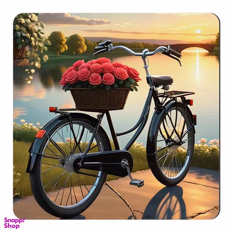 مگنت صبا طرح مدل دوچرخه کنار رودخانه کد M633