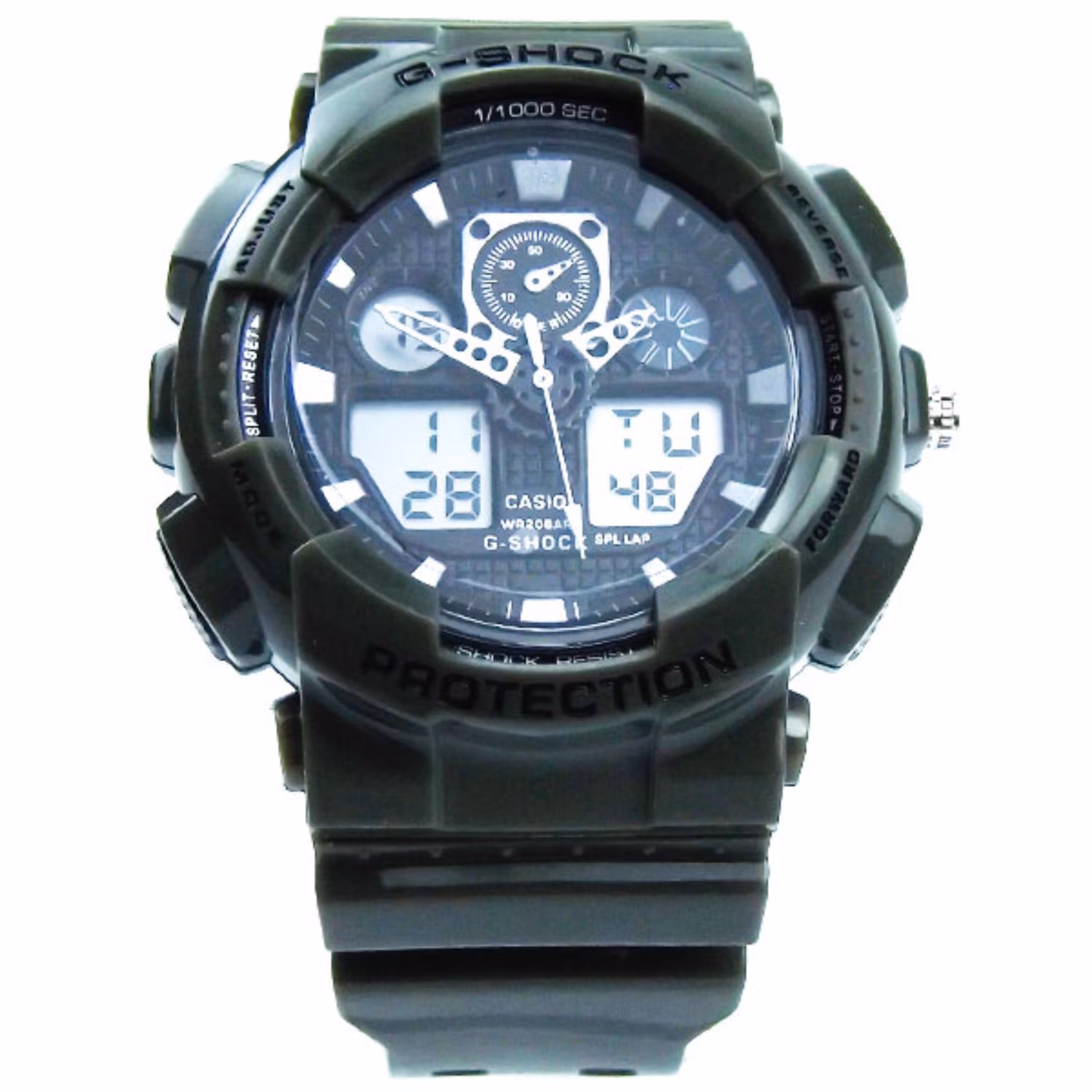 ساعت کاسیو جی شاک سبز کامل کد 960432