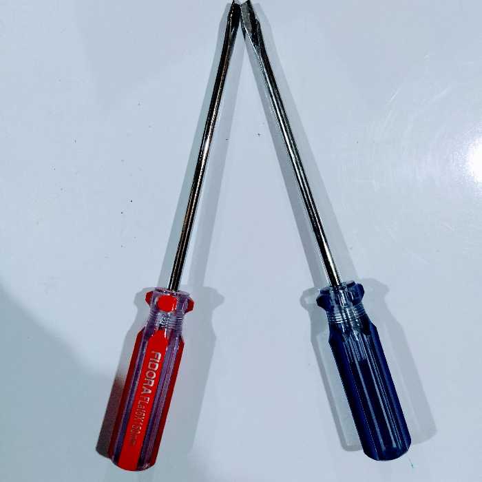 پیچ گوشتی دو سو فیدورا  سایز 6.150 مدل شیشه ای