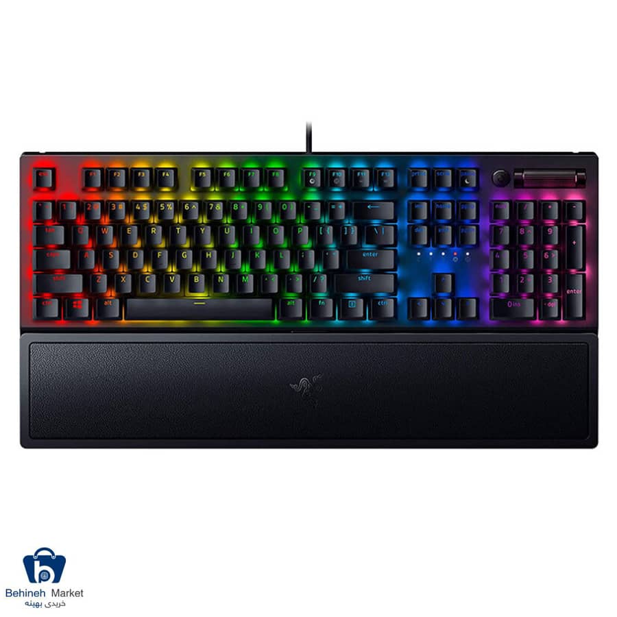 کیبورد ریزر مدل BlackWidow V3 Green Switch