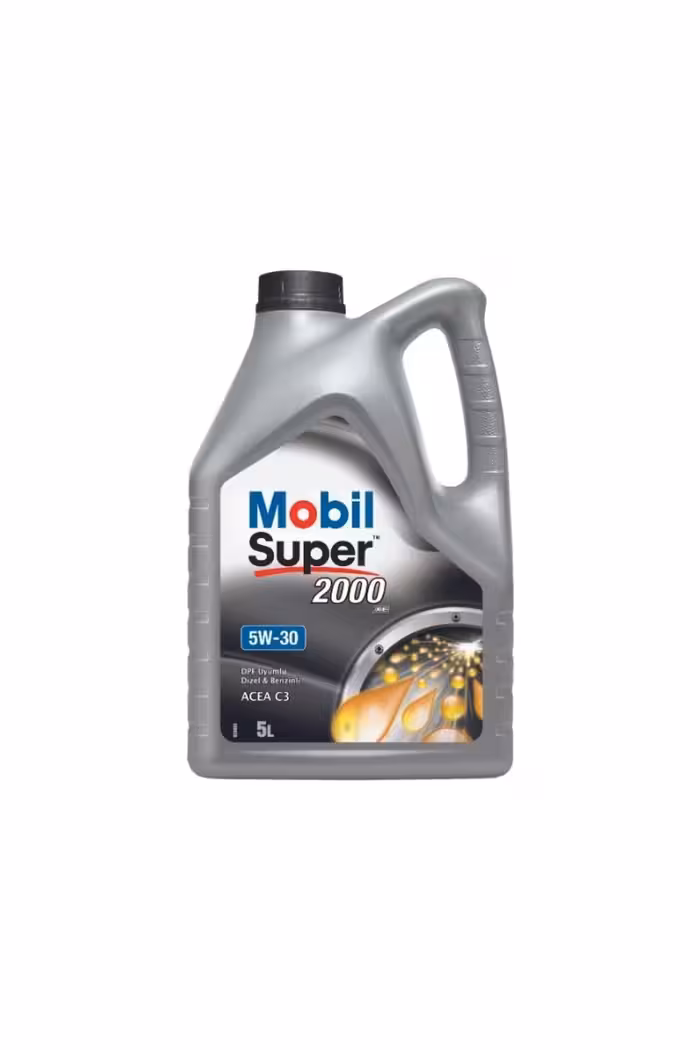 روغن و مکمل موتور سوپر 2000 XE C3 5W 30 مصنوعی 5 LT. Mobil