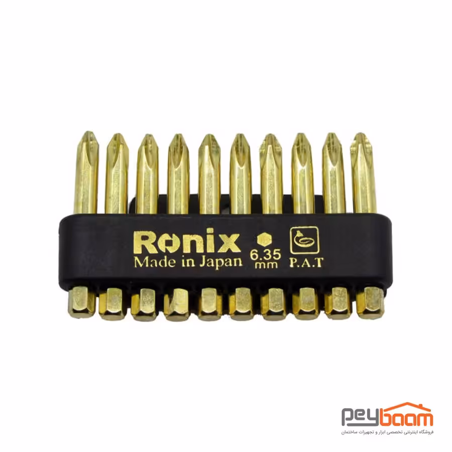 مجموعه 10 عددی سری پیچ گوشتی رونیکس مدل RH-5403