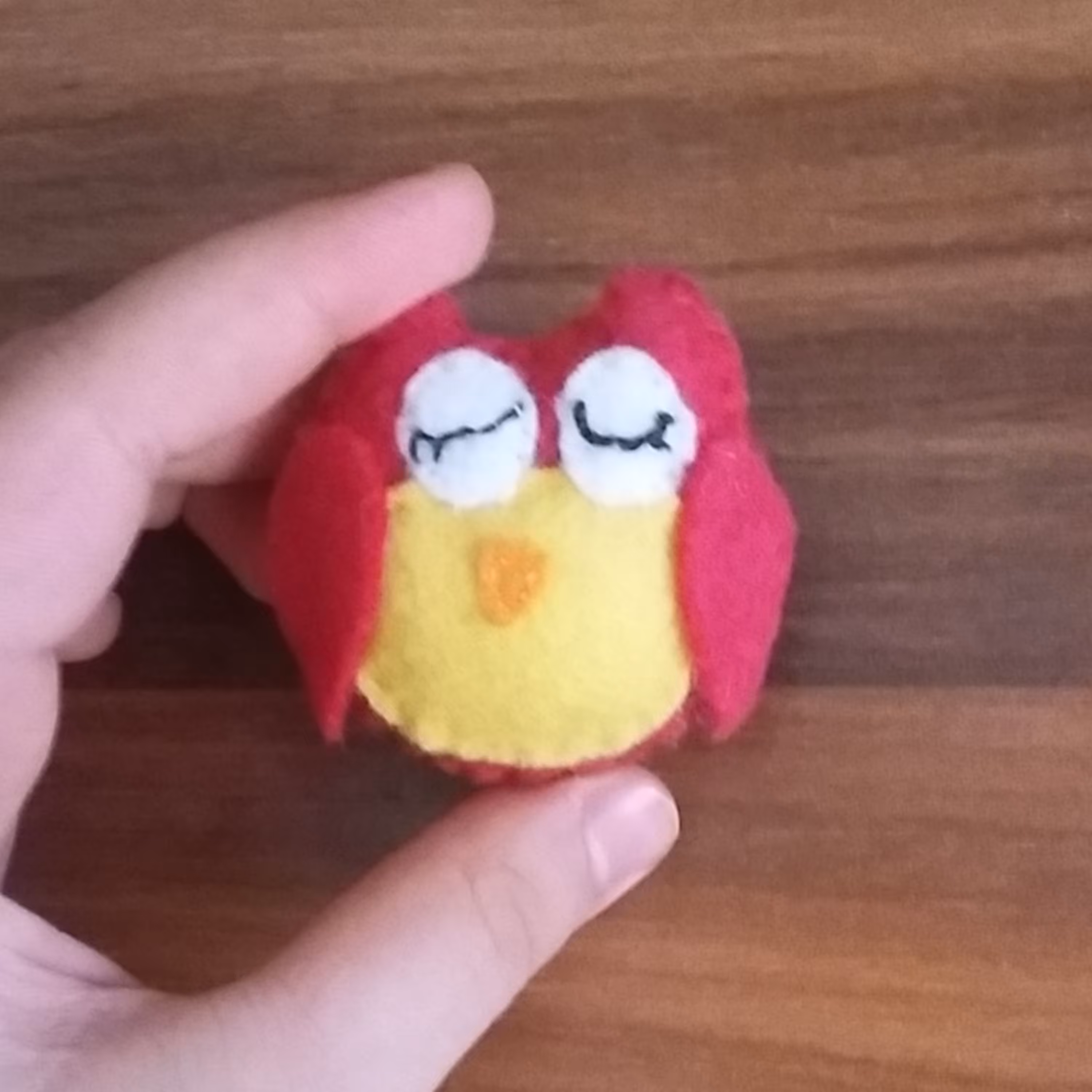 عروسک جغد دست ساز .قابل سفارش برای جاکلیدی