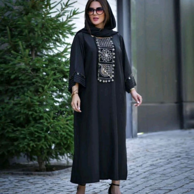 مانتو عبایی نسترن ابروبادی گرم بالا شیک ومجلسی