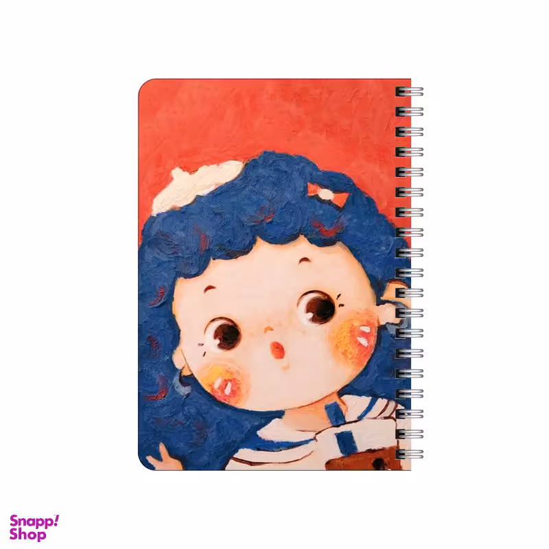 دفترچه یادداشت بامبیلیپ مدل چوبی طرح دختر لپ گلی کد 3424127