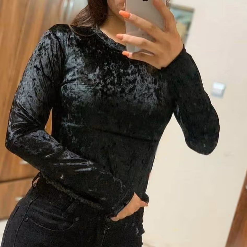 بادی مخمل زنانه و دخترانه فری سایز 36تا46 ارسال رایگان شیک و کاربردی