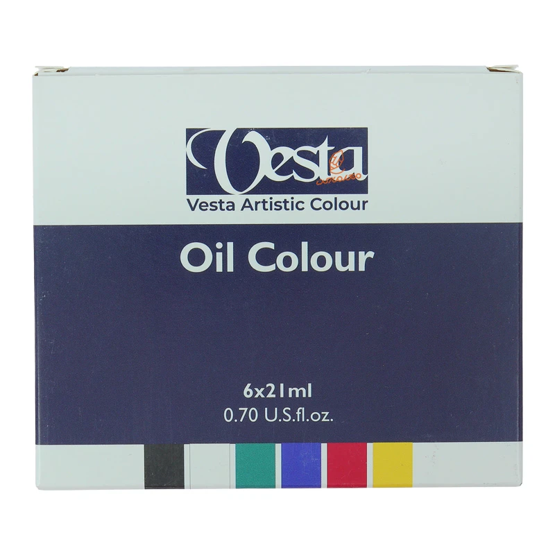 قیمت و خرید رنگ روغن 6 رنگ 21 میل وستا VESTA